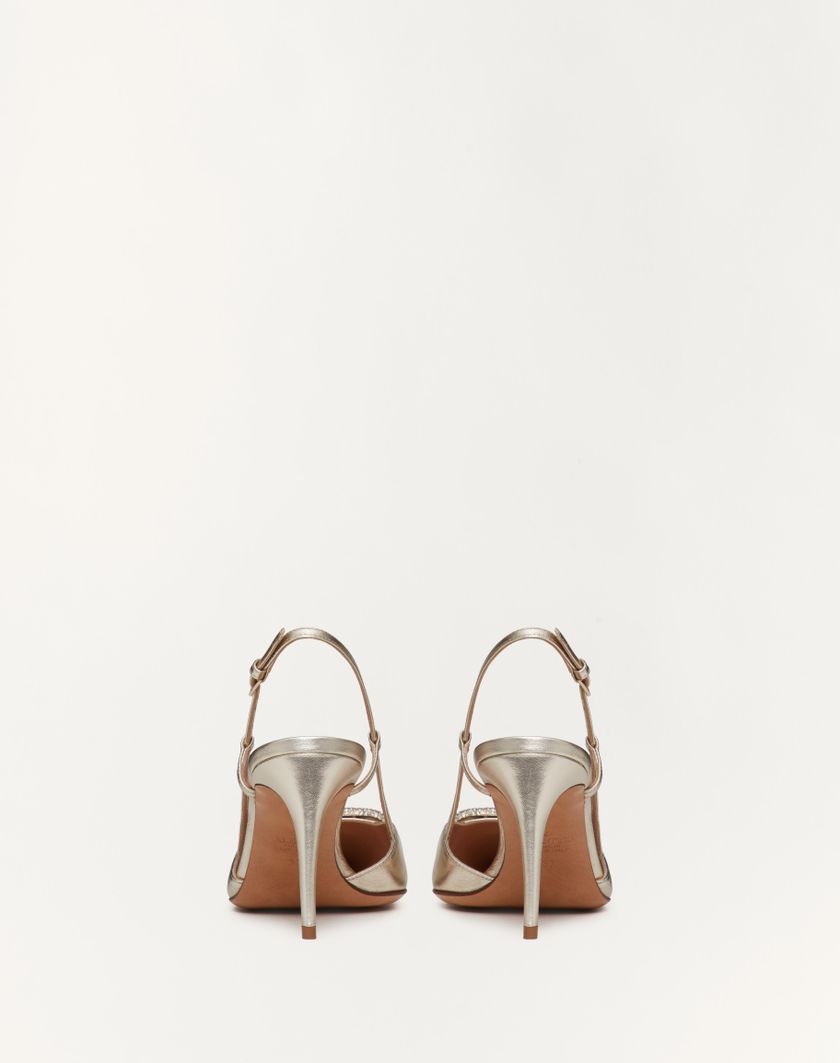 VLOGO GLOW LAMINATED NAPPA SLINGBACK PUMP 80 MM / 3.15 IN. - Image 5